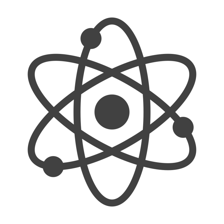 Darstellung eines Atoms